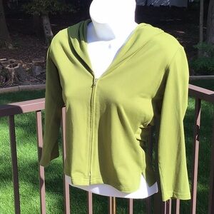 SUSANA MONACO Cropped zip up Hoodie